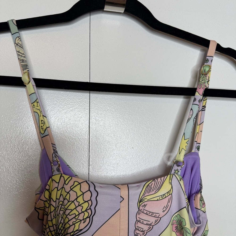 Oceanus Zoe Cutout Dress Maxi Colorful with cutouts and slit Medium - Picture 10 of 16